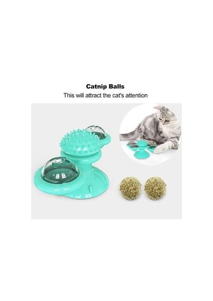Interaktif Pet Köpek Kedi Oyuncak Yel Değirmeni Whirling Pikap Dalga Tickle Bulmaca Oyuncak Kediler Köpekler Için Eğitim Eğlence Sıcak Satış | Kedi Oyuncakları Yeşil (Yurt Dışından)