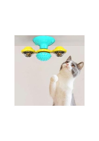Interaktif Pet Köpek Kedi Oyuncak Yel Değirmeni Whirling Pikap Dalga Tickle Bulmaca Oyuncak Kediler Köpekler Için Eğitim Eğlence Sıcak Satış | Kedi Oyuncakları Yeşil (Yurt Dışından)