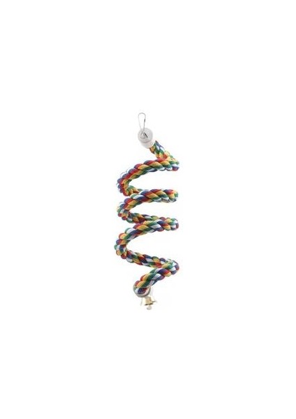 Kuş Levrek Oyuncak Spiral Pamuk Halat Çiğneme Bar Papağan Salıncak Tırmanma Ayakta Çan Kuş Malzemeleri Papağan Tırmanma Oyuncaklar | Kuş Oyuncakları (Yurt Dışından)