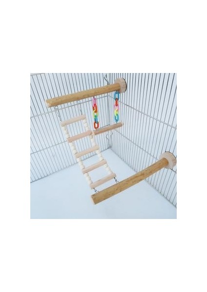 Ahşap Kuş Levrek Standı Oyuncak Papağan Salıncak Tırmanma Merdiveni Birdcage Playping Spor Salonları Oyun Parkı Parakeet Cockatiel Lovebirds | Kuş Oyuncakları (Yurt Dışından) modelleri