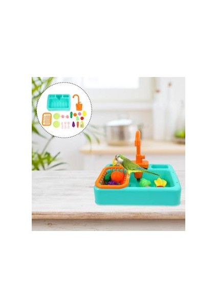 1 Takım Çok Fonksiyonlu Kuş Banyo Küvet Papağan Duş Kutusu Parakeet Için Oyuncaklar | Kuş Banyoları (Yurt Dışından)