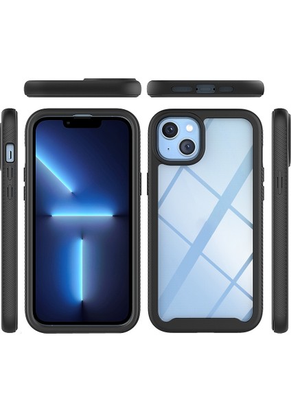 iPhone 14 Için Tam Korumalı Tpu Telefon Kılıfı - Pembe (Yurt Dışından)
