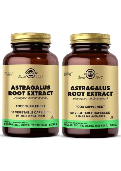 Astragalus Root 60 Kapsül 2 Adet