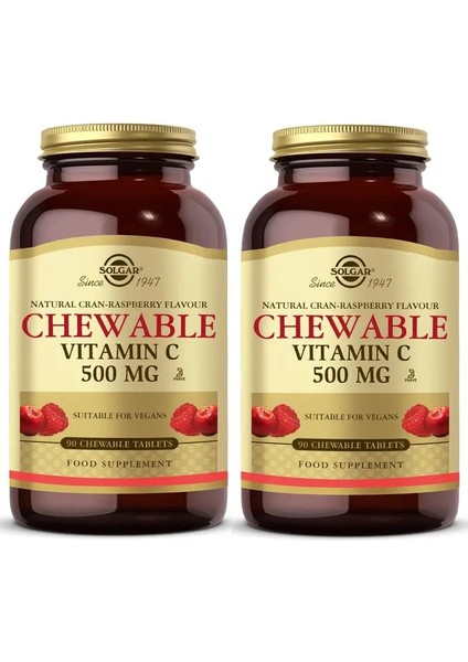 Chewable Vitamin-C 500 Mg 90 Tablet 2 Adet