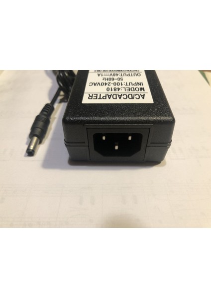 48 Volt 1 Amper Adaptör 5.5mm 2.5mm 48V 1A Adaptör