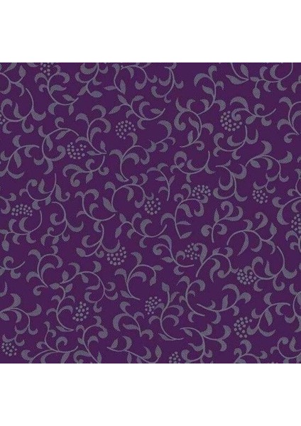 343-1004 Mor Sarmaşık Çiçekli Yapışkanlı Folyo (45CM x 1,5mt)
