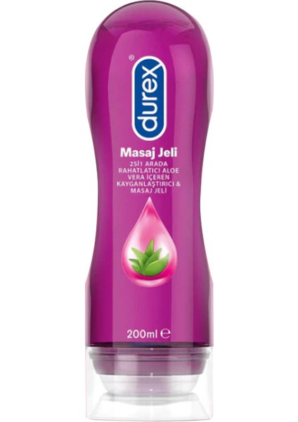 Aloe Vera İçeren Kayganlaştırıcı & Masaj Jeli 200 ml