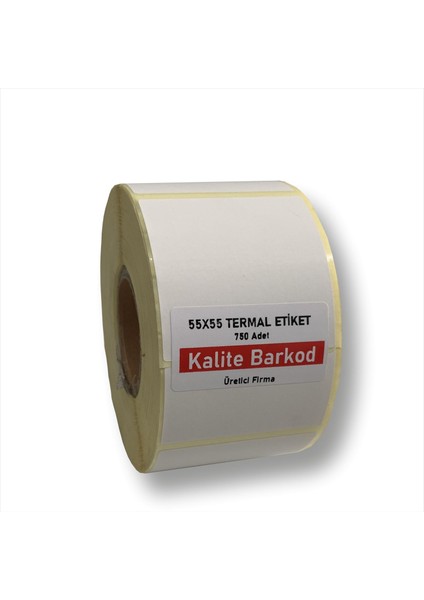 55X55 Termal Etiket | Rulo Barkod Etiketi