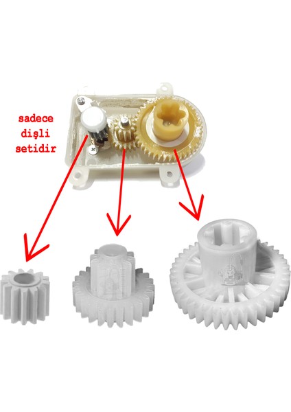 Schafer Rose Gold Multi Blender Seti Hazne Kapağı Dişli Kutusu Tamir Dişli Seti Uyumlu