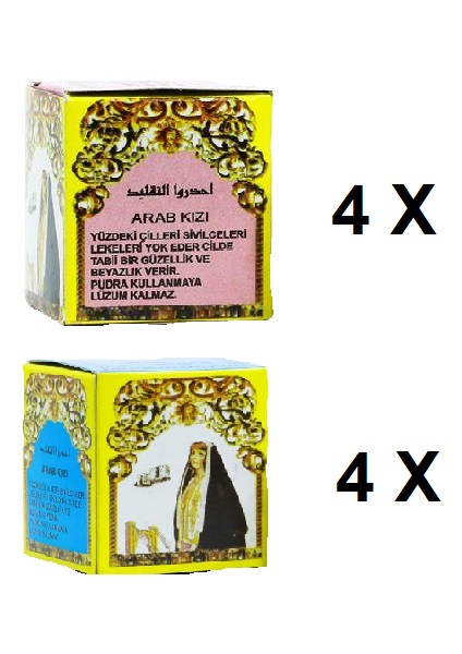 4x Mavi 4x Pembe