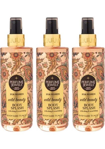 Pj Body Splash Wild Beauty 250 ml x 3