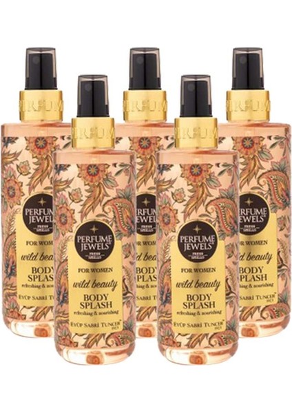 Pj Body Splash Wild Beauty 250 ml x 5