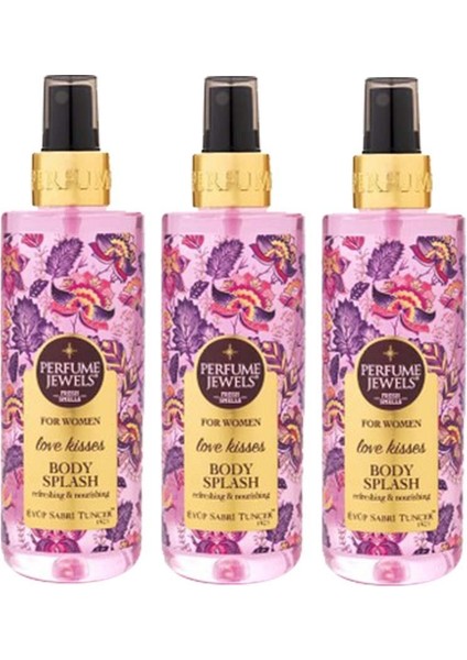 Pj Body Splash Love Kisses 250 ml x 3