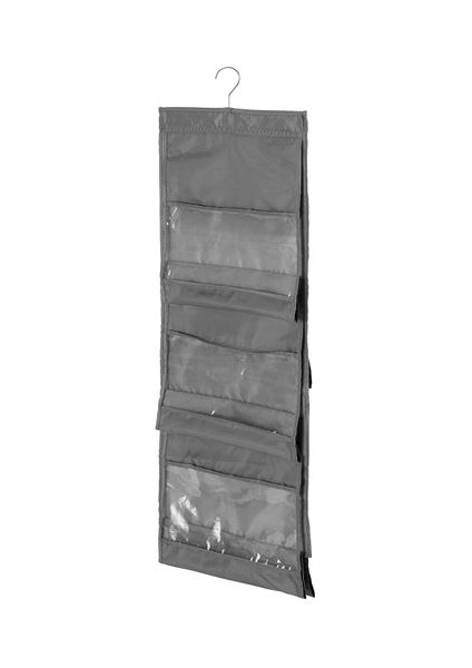 Bölmeli Düzenleyici Ölçü 39X93 cm Gri Renk Şeffaf Dolap Içi-Çok Amaçlı Organizer