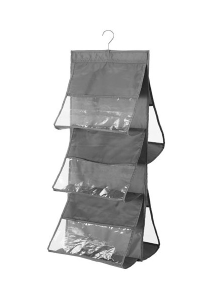 Bölmeli Düzenleyici Ölçü 39X93 cm Gri Renk Şeffaf Dolap Içi-Çok Amaçlı Organizer fiyatları
