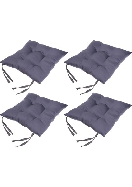 4'lü Kombin Pofidik Kare Sandalye Minderi 40 x 40 cm