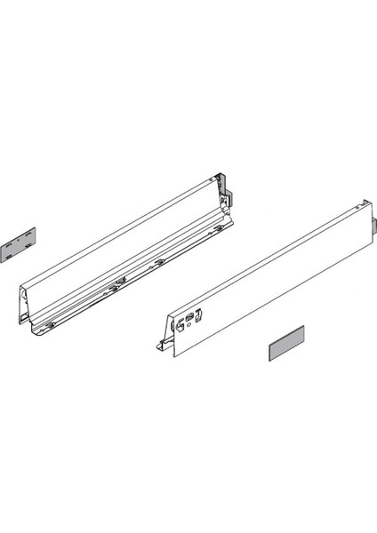 358M5002SA Z R+L V1 50CM Çekmece Yanı