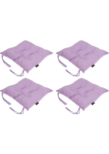 4'lü Kombin Pofidik Kare Sandalye Minderi 40 x 40 cm
