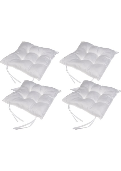 4'lü Kombin Pofidik Kare Sandalye Minderi 40 x 40 cm