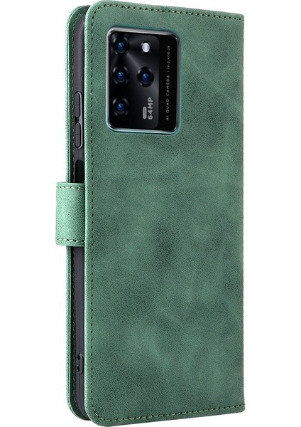 Zte Blade V30 Green Için Cilt Fe Pu Telefon Kılıfı (Yurt Dışından) modelleri