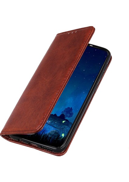 Zte Blade A71 Manyetik Çılgın At Dokusu Pu Kahverengi (Yurt Dışından) fiyatları