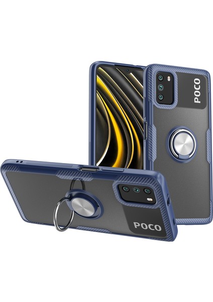 Xiaomi Poco M3 Tpu + Akrilik Kasa Lacivert (Yurt Dışından)