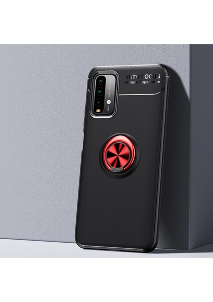 Xiaomi Poco M3/redmi Note9 4g Tpu Kılıfı Siyah+Kırmızı (Yurt Dışından)