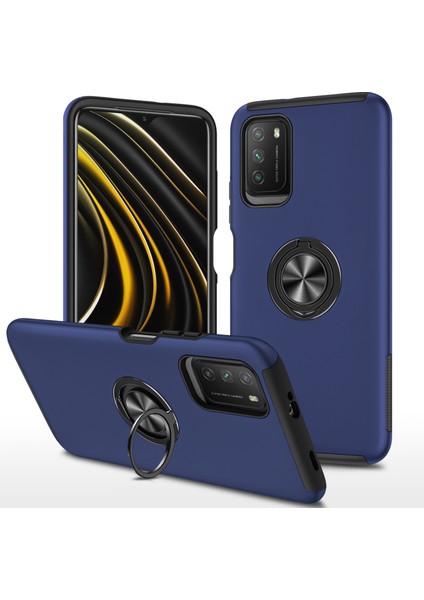 Xiaomi Poco M3 Pc + Tpu Manyetik Kasa Mavi (Yurt Dışından)