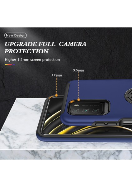 Xiaomi Poco M3 Pc + Tpu Manyetik Kasa Mavi (Yurt Dışından) modelleri