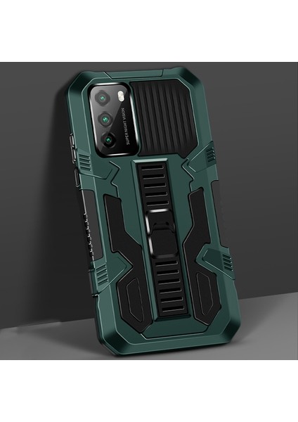 Tutucu Grafit Yeşil ile Xiaomi Poco M3 Tpu + Pc Kasası Için (Yurt Dışından)