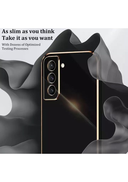 Samsung Galaxy S20 Fe Uyumlu Kılıf Kamera Lens Korumalı Parlak Gold Kenra Elitecase