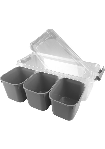 3 Bölmeli Derin Grand Organizer Kutu