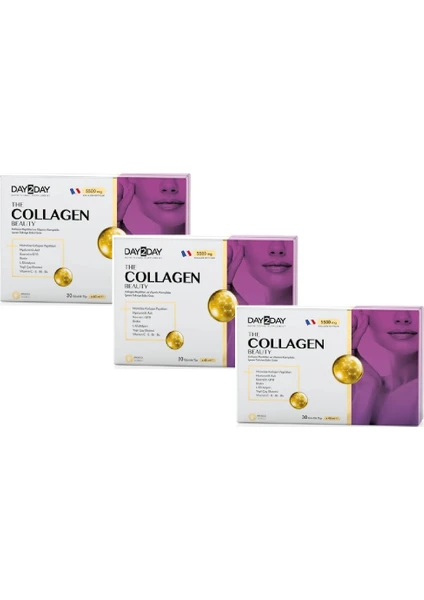 Day2day The Collagen Beauty 30 Günlük Tüp 40 Ml X 3 Kutu