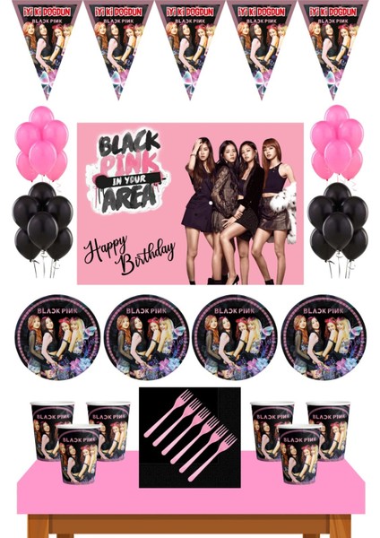 Doğum Günü 8 Kişilik Afişli Parti Malzemeleri Seti Masa Etekli indirimleri