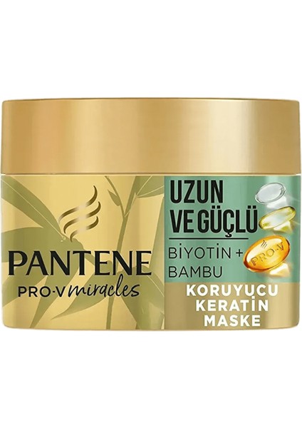 Koruyucu Keratin Maske 160 Ml Biyotin+Bambu Uzun Ve Güçlü X2 Adet
