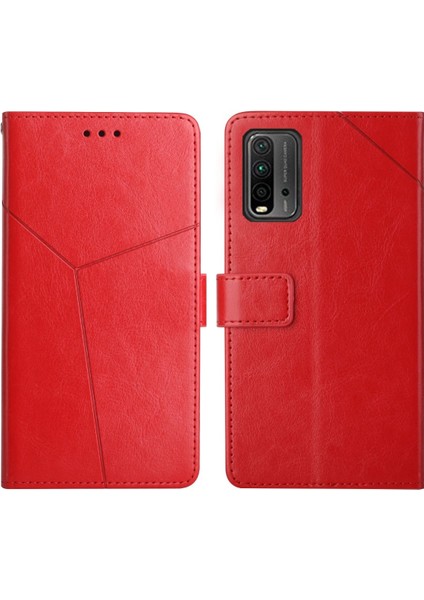 Xiaomi Poco M3 / Redmi 9t Kırmızı Için Dikiş Kılıfı (Yurt Dışından) fırsatları