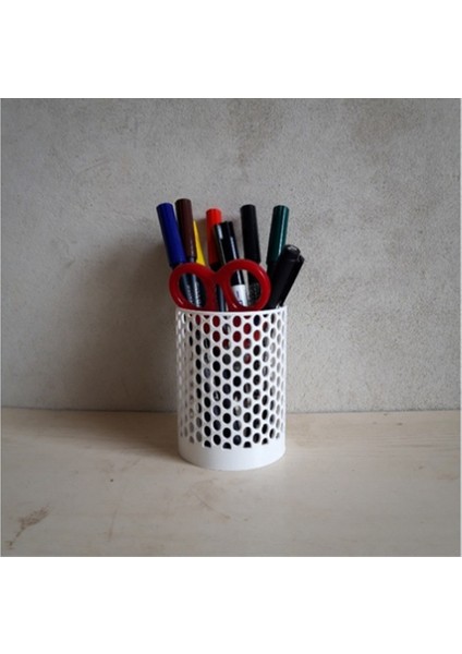 İşbilen Teknoloji Şık ve Dekoratif Kalemlik, Çok Amaçlı Kalemlik, Elips Şekilli Kalemlik