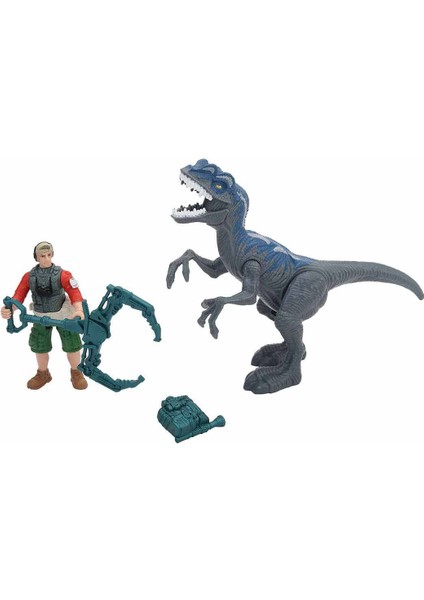 Dino Valley Figürlü Oyun Seti Gri Dinozor