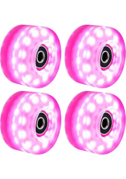 Pu Roller Skate Wheels LED Işık Yatakları Takılı Dış Mekan Parçaları 28 x 32 - 4 Adet (Yurt Dışından) fiyatları