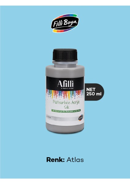 Afilli Multisurface Akrilik Boya 250ML Atlas