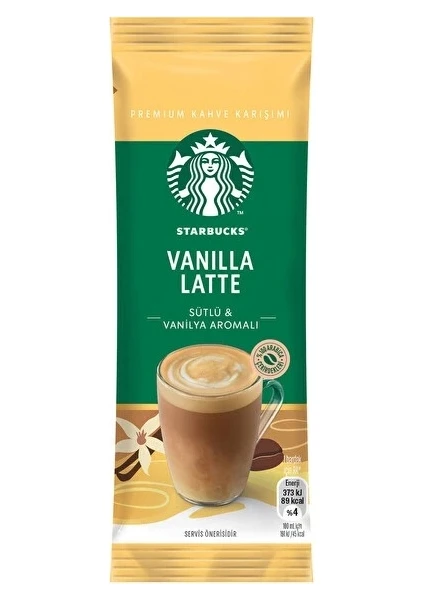 Vanilla Latte Premium Kahve Karışımı 21.5 gr x 20 Paket