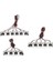 Metal Işık Bar Seti Yanıp Sönen Lamba Trx4 SCX10 Rc Hobi Araba Dıy Modifiye 4 LED Işıklar (Yurt Dışından) 5
