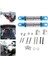 2x Rc Ön Amortisör Damper & Wpl D12 Model Kamyonlar Için Sabit Koltuk Mavi (Yurt Dışından) 5