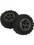 2pcs Rc Araç Kauçuk Lastikleri 1/16 Ölçekli Yüksek Hızlı 4WD Büyük Ayaklar Için Lastik Tekerlek Jantları (Yurt Dışından) 1