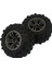 2pcs Rc Araç Kauçuk Lastikleri 1/16 Ölçekli Yüksek Hızlı 4WD Büyük Ayaklar Için Lastik Tekerlek Jantları (Yurt Dışından) 5