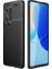 Huawei Nova 9 Se Kılıf Negro Karbon Kamera Korumalı Silikon+Nano Glass Siyah 1