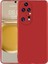 Huawei P50 Pro Kılıf Kamera Korumalı Premier Mat Silikon + Full Ekran Koruyucu Kırmızı 1