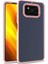 Xiaomi Poco X3 Kılıf Flora Sert Silikon Arkası Cam Şeffaf Pembe 1