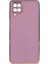 Casestreet Samsung Galaxy M32 4g Kılıf Bark Parlak Silikon Renkli Kenarları Rose Mor 1