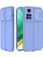 Casestreet Xiaomi Mi 10T Pro Kılıf Kamera Sürgülü Deri Dokulu Mat Silikon+Nano Glass Koruyucu Mor 1